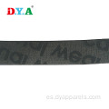 Logotipo personalizado Soft Nylon Webbing Elastic para ropa interior